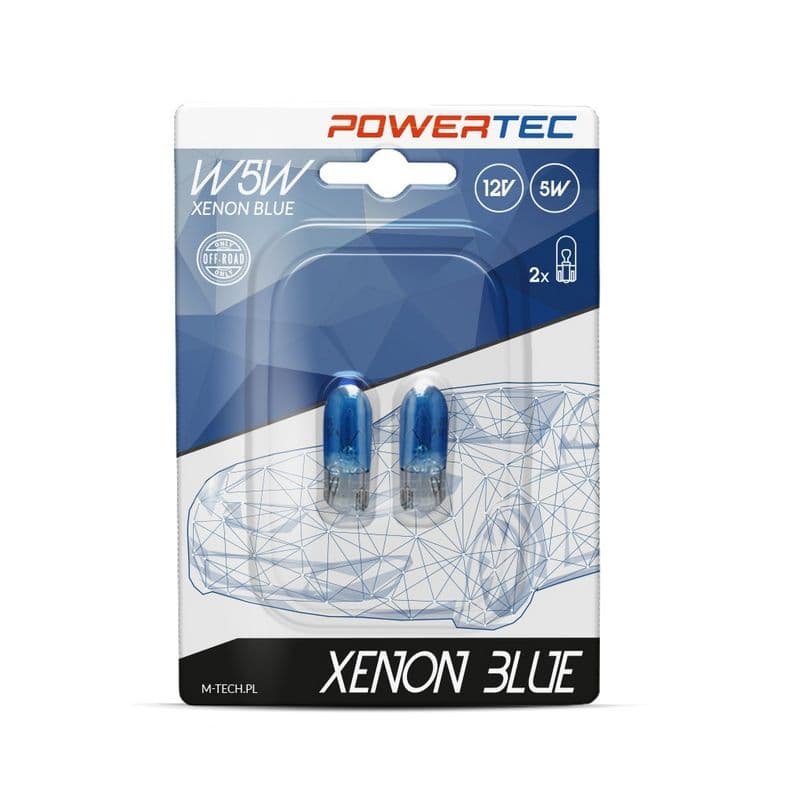 Bec, far faza lunga M-TECH Powertec Xenon Blue PTZXB12-02B