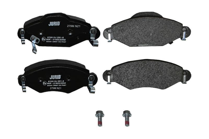 set placute frana,frana disc JURID 572510J