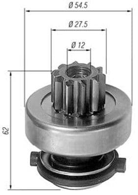 Pinion electromotor MAGNETI MARELLI 940113020193