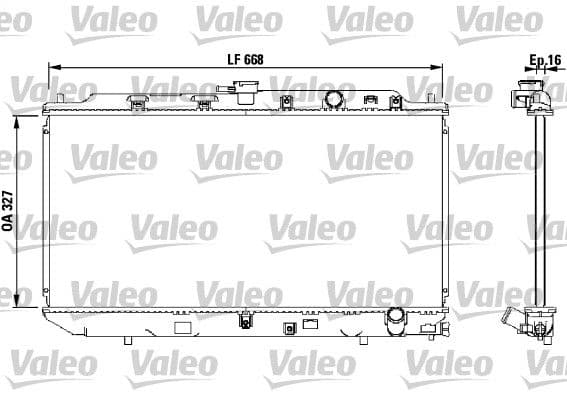 Radiator, racire motor VALEO 819193