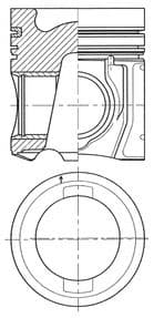Piston KOLBENSCHMIDT 41521600