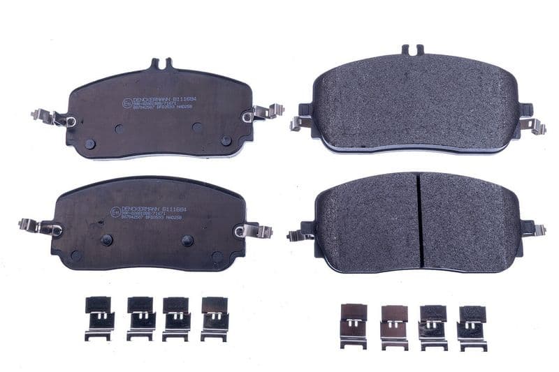 set placute frana,frana disc DENCKERMANN B111684