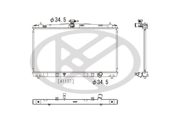 Radiator, racire motor KOYORAD PL012680R