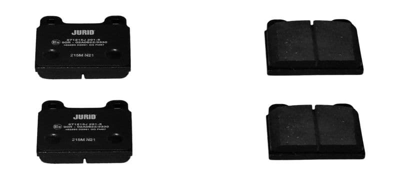 set placute frana,frana disc JURID 571215J