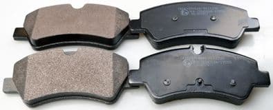 set placute frana,frana disc DENCKERMANN B111289