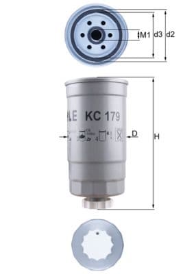 filtru combustibil KNECHT KC 179