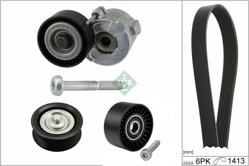 Set curea transmisie cu caneluri Schaeffler INA 529 0304 10