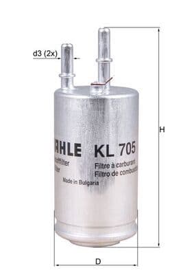 filtru combustibil MAHLE KL 705