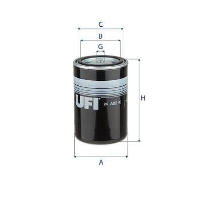 filtru combustibil UFI 24.A02.00
