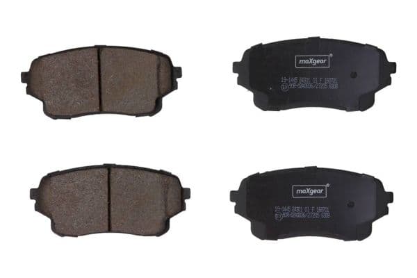 set placute frana,frana disc MAXGEAR 19-1445