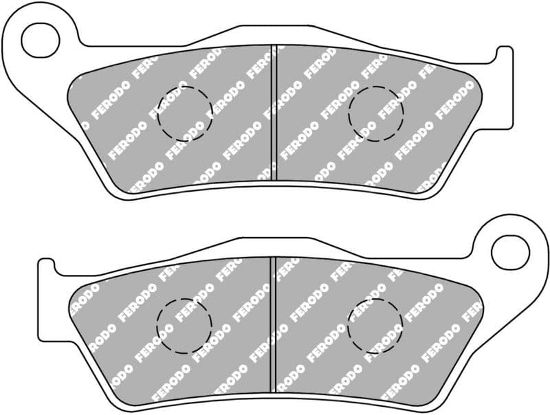 set placute frana,frana disc FERODO FDB2018ST