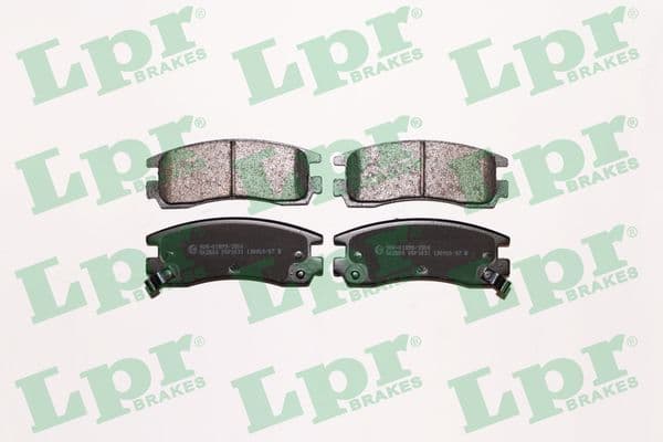 set placute frana,frana disc LPR 05P1031