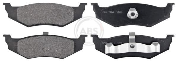 set placute frana,frana disc ABS 38782