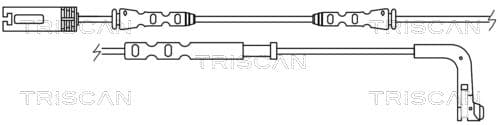 senzor de avertizare,uzura placute de frana TRISCAN 8115 11035