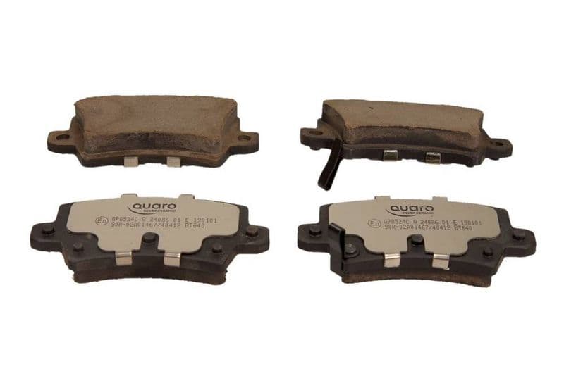 set placute frana,frana disc QUARO SILVER CERAMIC QP8524C