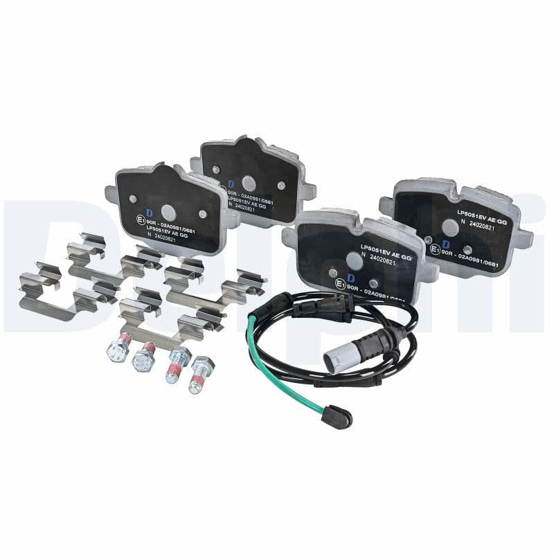 set placute frana,frana disc DELPHI LP5051EV
