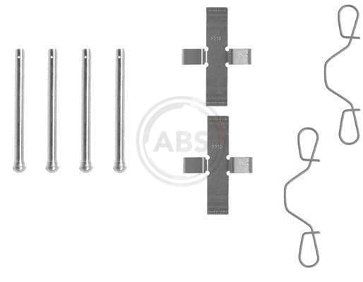 Set accesorii, placute frana ABS 0982Q