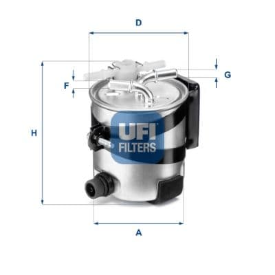 filtru combustibil UFI 55.418.00