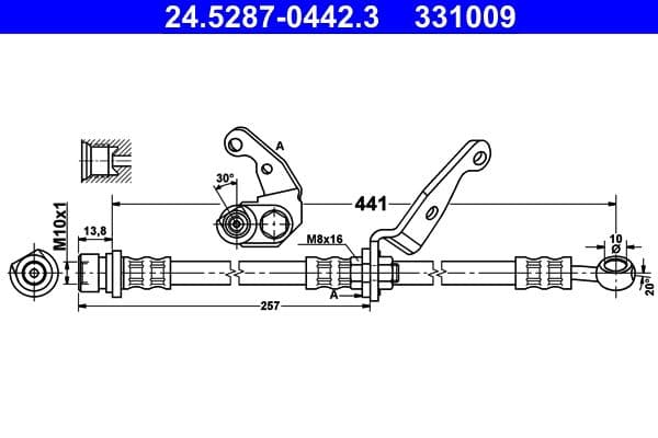 Furtun frana ATE 24.5287-0442.3