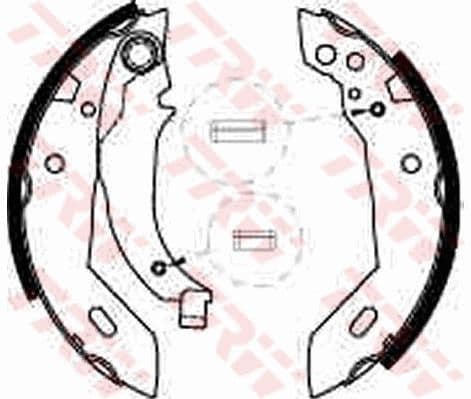 Set saboti frana TRW GS6228