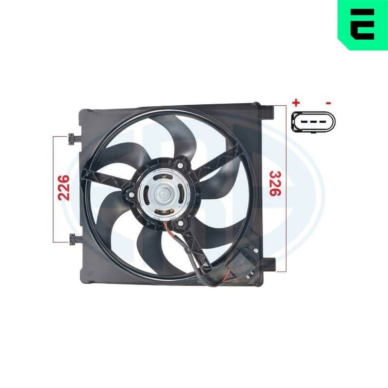 Ventilator, radiator ERA 352122