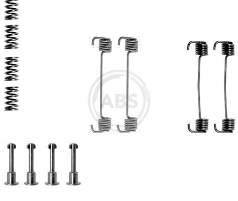 set accesorii, saboti frana parcare A.B.S. 0620Q