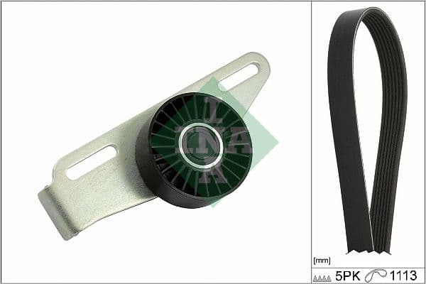 Set curea transmisie cu caneluri Schaeffler INA 529 0441 10
