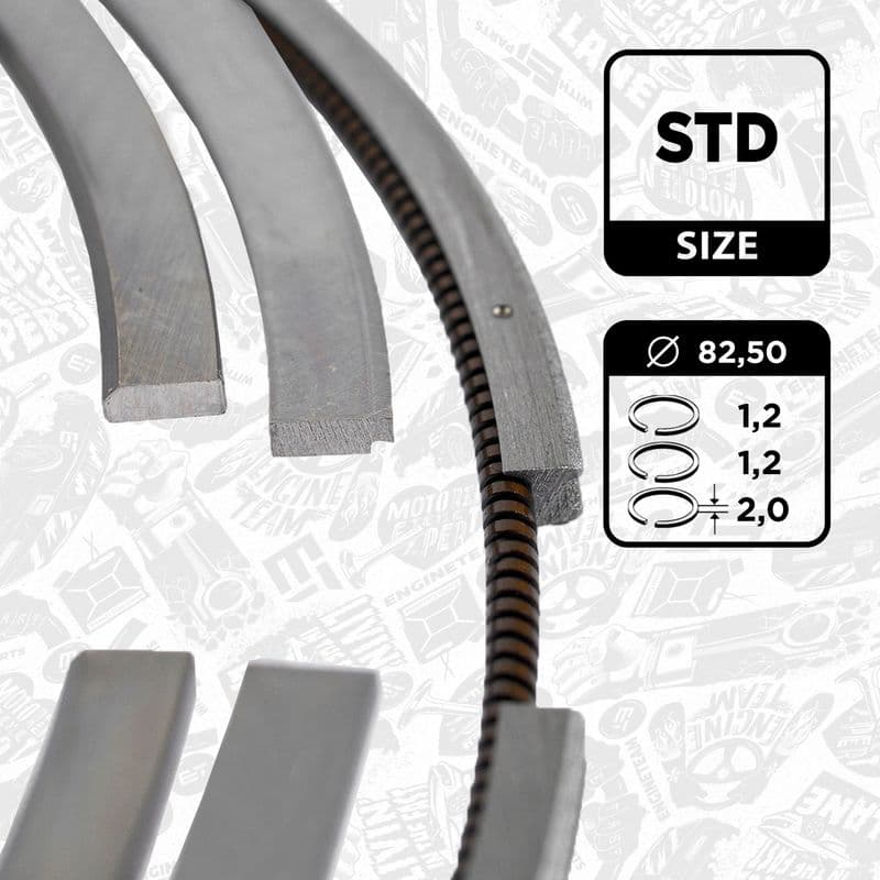 Set segmenti piston ET ENGINETEAM R1010400
