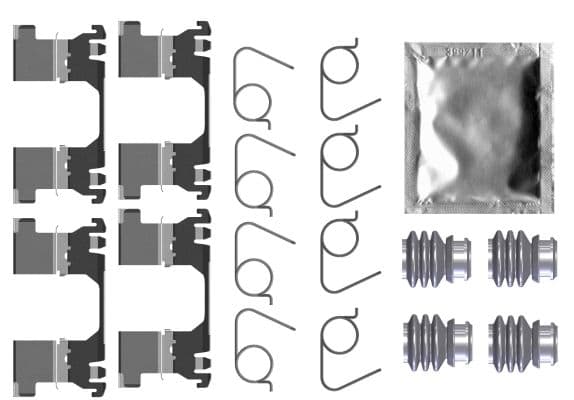 Set accesorii, placute frana TEXTAR 82552600