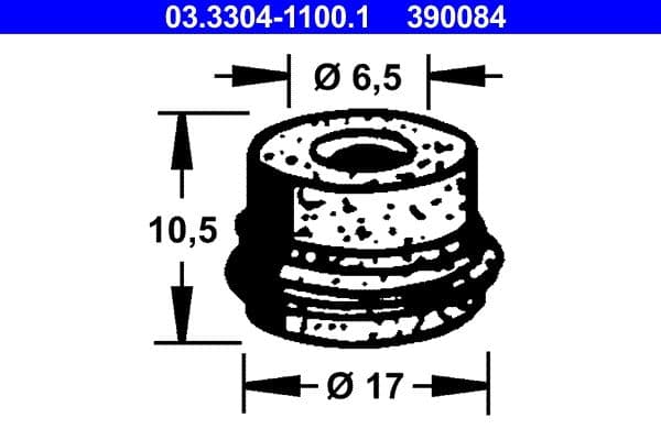 Capac, rezervor lichid frana ATE 03.3304-1100.1