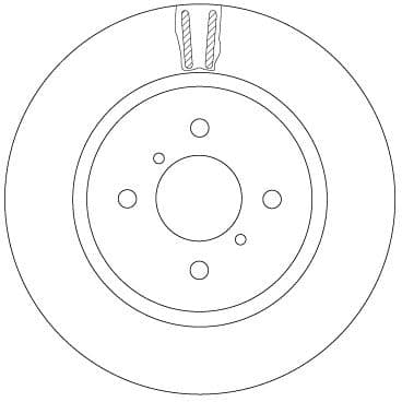 Disc frana TRW DF6912