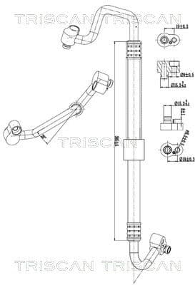 conducta presiune variabila,aer conditionat TRISCAN 9010 29081