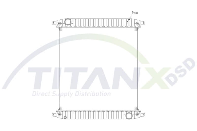 Radiator, racire motor TITANX RD159033