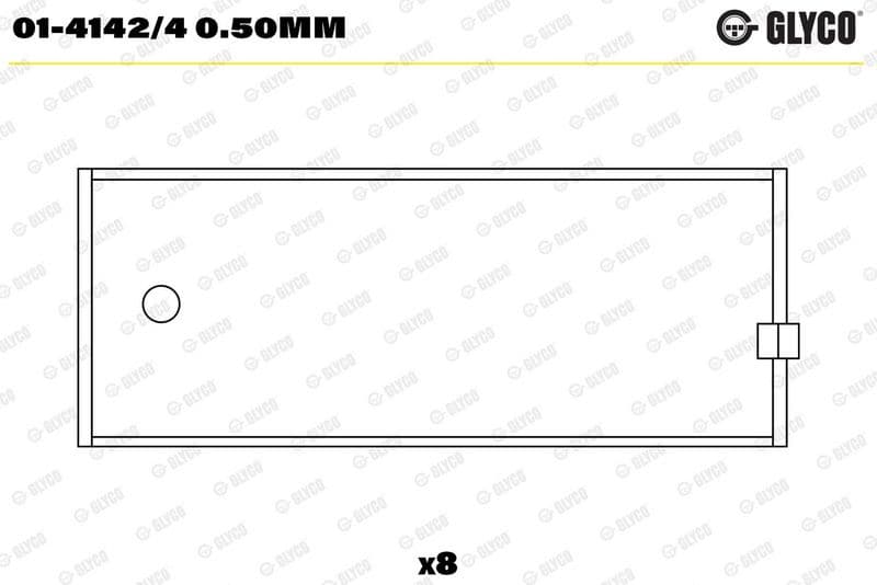 Cuzinet bielă GLYCO 01-4142/4 0.50mm