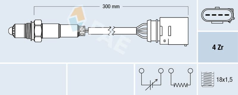 Sonda Lambda FAE 77435