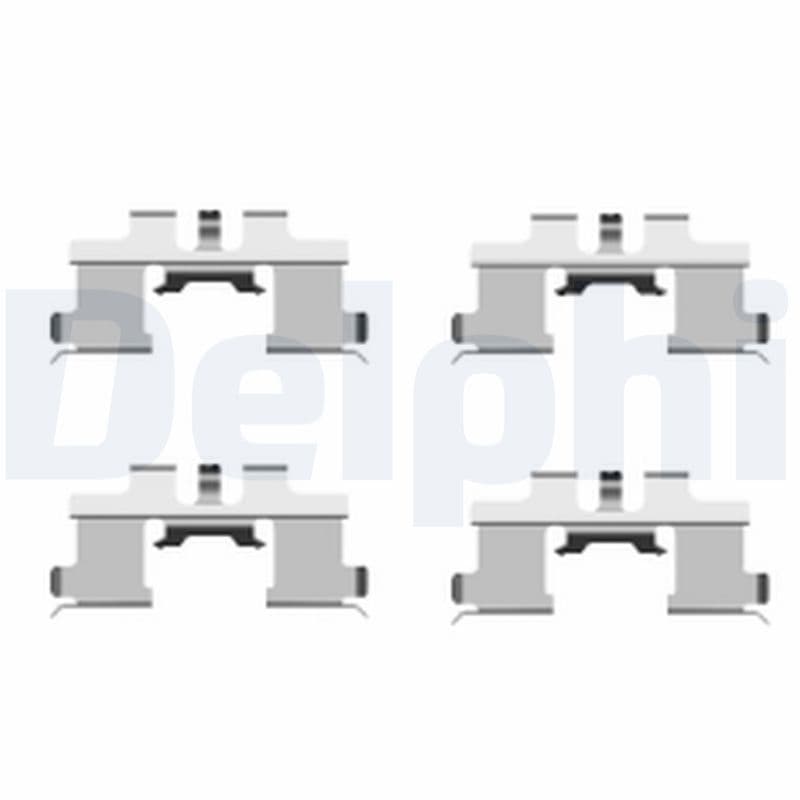 Set accesorii, placute frana DELPHI LX0444