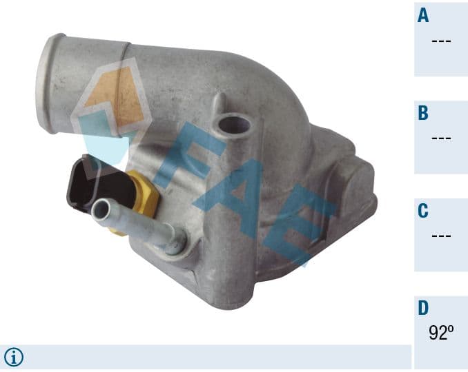 termostat,lichid racire FAE 5351792