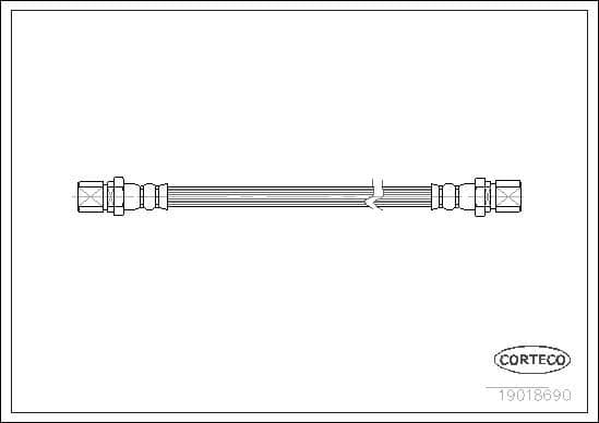 Furtun frana CORTECO 19018690