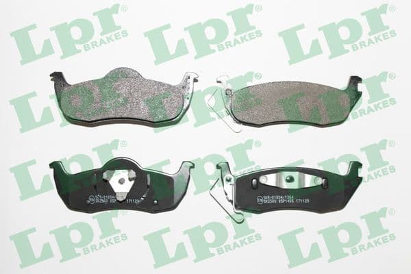 set placute frana,frana disc LPR 05P1405