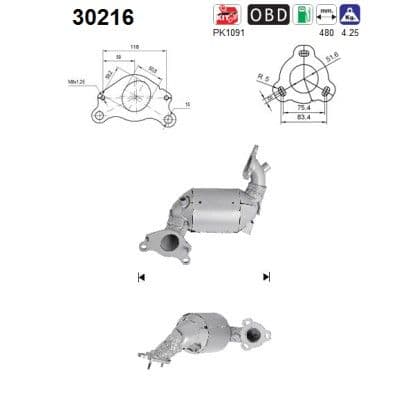 Catalizator AS-PL 30216