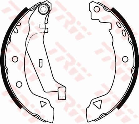 Set saboti frana TRW GS8538