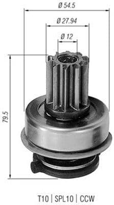 Pinion electromotor MAGNETI MARELLI 940113020199
