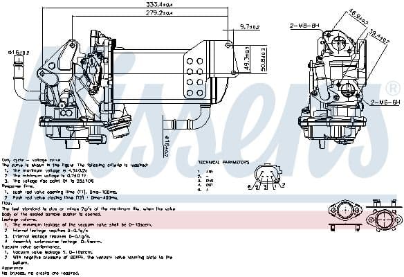 Modul-EGR NISSENS ** FIRST FIT ** 98230