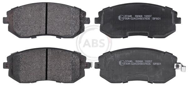 set placute frana,frana disc ABS 37446