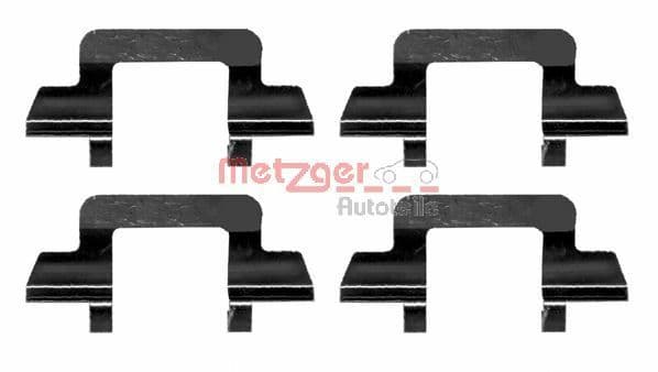 Set accesorii, placute frana METZGER AUTOTEILE 109-1243