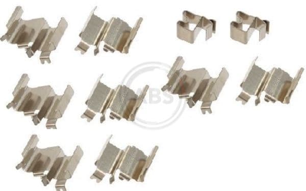 Set accesorii, placute frana ABS 1244Q