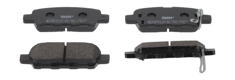 set placute frana,frana disc FERODO PREMIER ECO FRICTION FDB4756