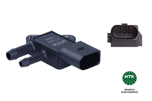 Senzor, presiune gaze evacuare NTK 77294