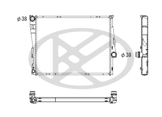 Radiator, racire motor KOYORAD PL422857R