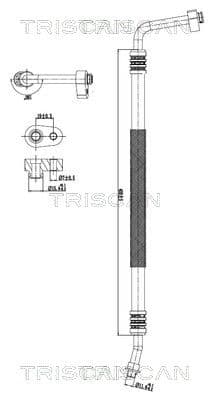 conducta presiune variabila,aer conditionat TRISCAN 9010 15017
